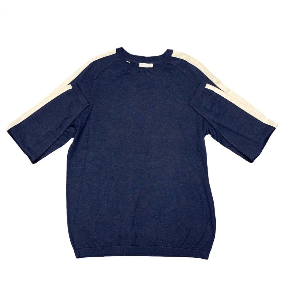 NEW SELECTED men's fris crew neck long sleeves top in egret